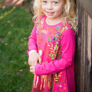 ROOM SEVEN Toulasie Jersey Dress "The Forest" 5T